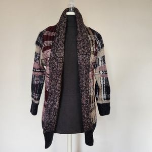 Anthropologie Oliver by Escio Plaid Cardigan Women's M